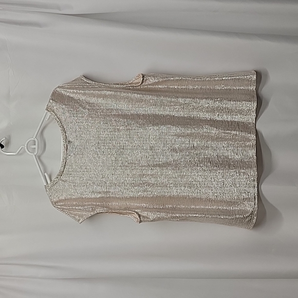 Liz Claiborne Career Shimmery Sleeveless Dressy Blouse Top 1X EUC Rom-com Core - Picture 7 of 9